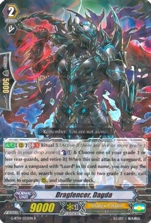 Dragfencer, Dagda (G-BT14/033EN) - G-BT14: Divine Dragon Apocrypha