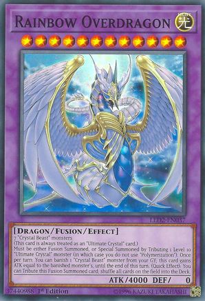 Rainbow Overdragon (LED2-EN037) - Legendary Duelists: Ancient Millennium 1st Edition