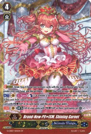 Brand-New-PRISM, Shining Garnet (SP) (G-CB07/S05EN) - G-CB07: Divas' Festa