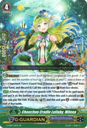 Chouchou Cradle Lullaby, Milena (G-CB07/011EN) - G-CB07: Divas' Festa
