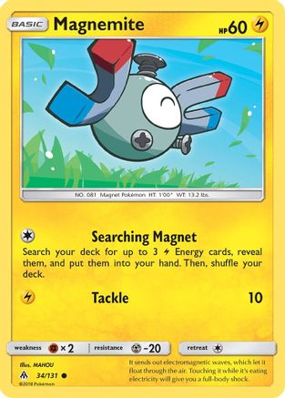 Magnemite 034/131 SM Forbidden Light - Common
