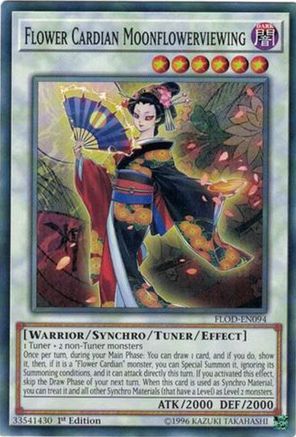 Flower Cardian Moonflowerviewing (FLOD-EN094) - Flames of Destruction 1st Edition