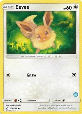 Eevee (26) 104 SM Trainer Kit Alolan Sandslash & Alolan Ninetales - Common