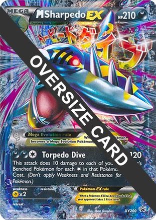 M Sharpedo EX XY200 - Holofoil Jumbo Cards - Promo
