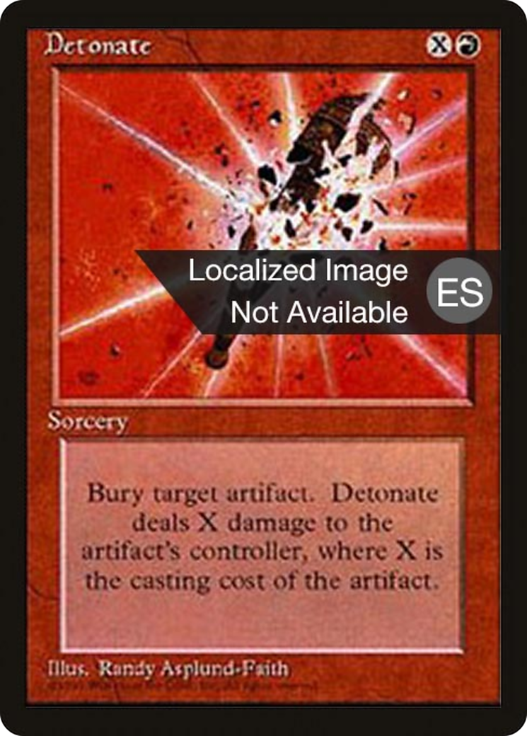 Detonate (4BB-) - Fourth Edition Foreign Black Border