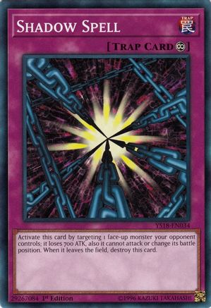 Shadow Spell (YS18-EN034) - Starter Deck: Codebreaker 1st Edition