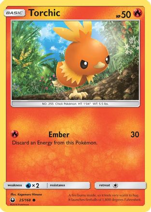 Torchic (25) 025 SM Celestial Storm - Common