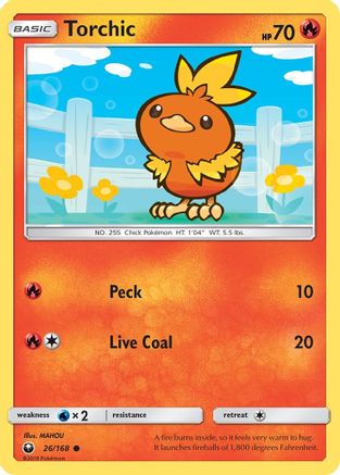 Torchic (26) 026 SM Celestial Storm - Common