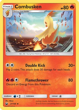 Combusken 027/168 SM Celestial Storm - Uncommon