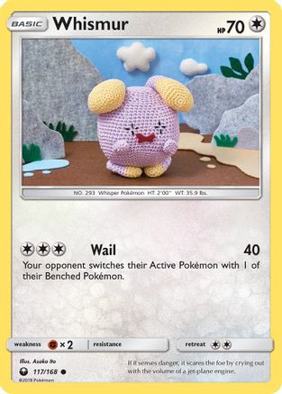 Whismur (117) 117 - Reverse Holofoil SM Celestial Storm - Common