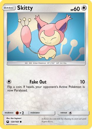 Skitty 120 SM Celestial Storm - Common