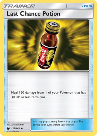 Last Chance Potion 135/168 - Reverse Holofoil SM Celestial Storm - Uncommon