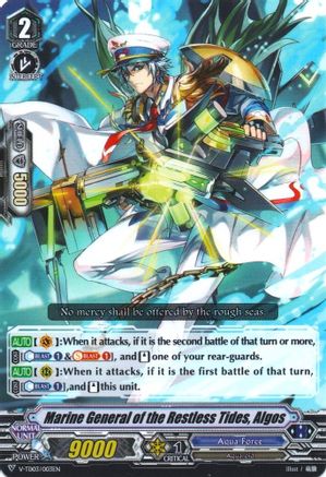 Marine General of the Restless Tides, Algos (V-TD03/003EN) - V-TD03: Leon Soryu