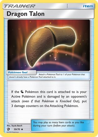 Dragon Talon 059/70 - Reverse Holofoil Dragon Majesty - Uncommon