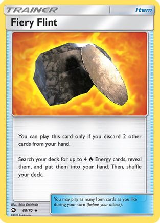Fiery Flint 060/70 - Reverse Holofoil Dragon Majesty - Uncommon