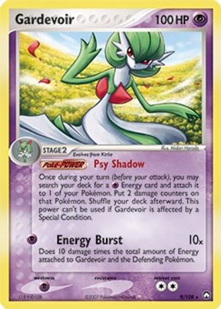 Gardevoir 009/108 Deck Exclusives - Rare
