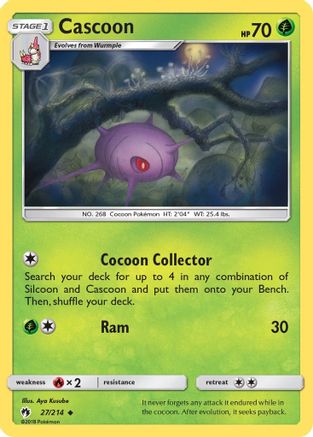 Cascoon 027/214 SM Lost Thunder - Uncommon