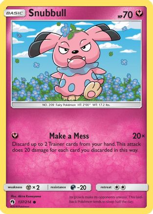 Snubbull 137 SM Lost Thunder - Common