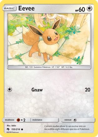 Eevee 155/214 SM Lost Thunder - Common