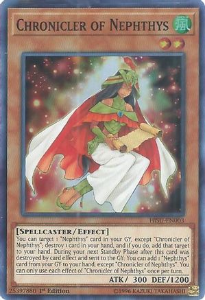 Chronicler of Nephthys (HISU-EN003) - Hidden Summoners 1st Edition