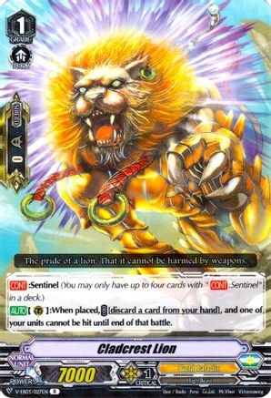 Cladcrest Lion (V-EB03/027EN) - V-EB03: ULTRARARE MIRACLE COLLECTION