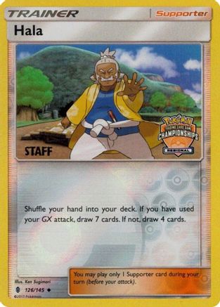 Hala 126/145 - Reverse Holofoil League & Championship Cards - Promo