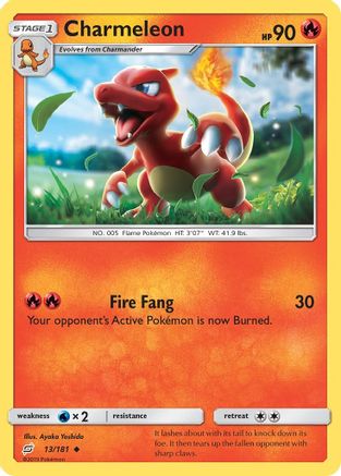 Charmeleon 013/181 - Reverse Holofoil SM Team Up - Uncommon