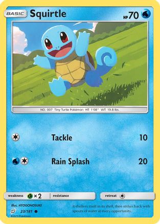 Squirtle (23) 023 - Reverse Holofoil SM Team Up - Common