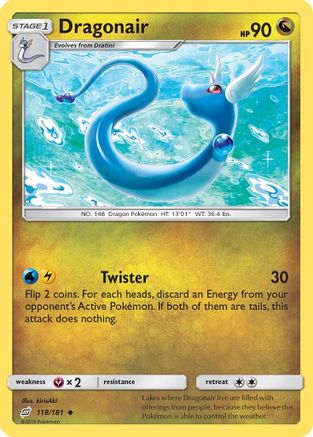 Dragonair 118/181 - Reverse Holofoil SM Team Up - Uncommon