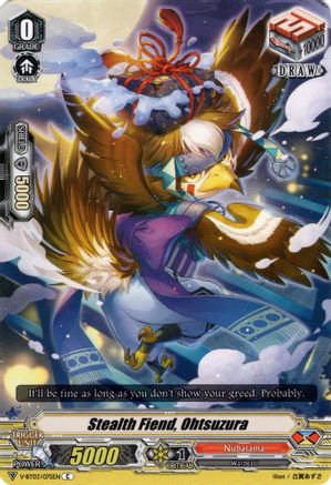 Stealth Fiend, Ohtsuzura (V-BT03/075EN) - V-BT03: Miyaji Academy CF Club