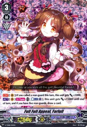 Full Full Appeal, Farlull (RRR Foil) (V-TD08/001EN) - V-TD08: Schokolade Melody