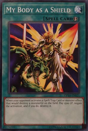 My Body as a Shield (OP10-EN021) - OTS Tournament Pack 10 Unlimited