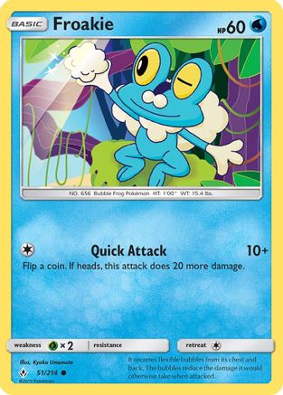 Froakie 051/214 SM Unbroken Bonds - Common
