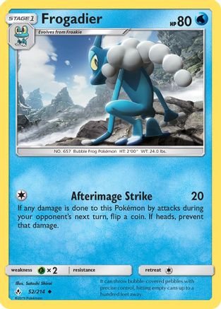 Frogadier 052/214 SM Unbroken Bonds - Uncommon