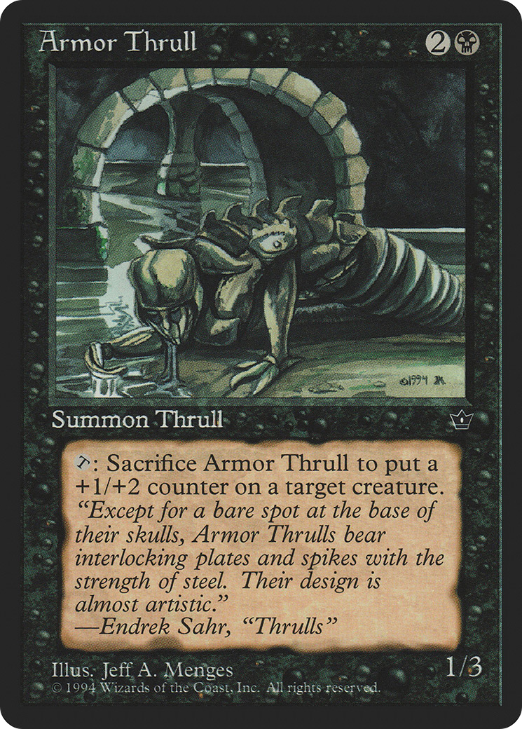 Armor Thrull (Menges) (FEM-33C) - Fallen Empires