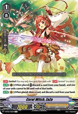 Coral Witch, ZaZa (V-BT05/035EN) - Aerial Steed Liberation