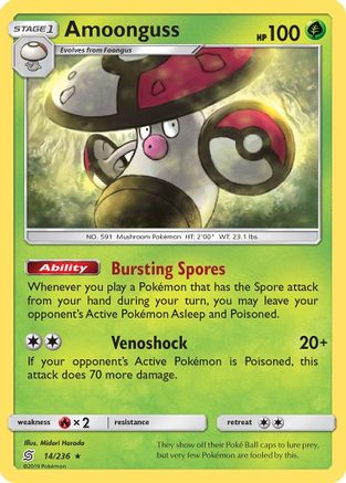 Amoonguss 014 SM Unified Minds - Rare