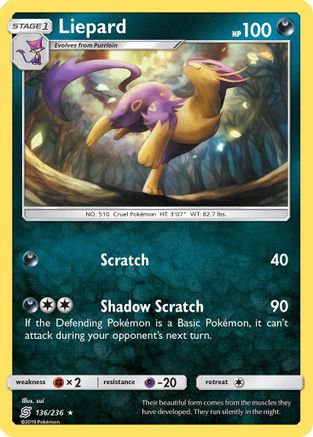 Liepard 136 SM Unified Minds - Rare