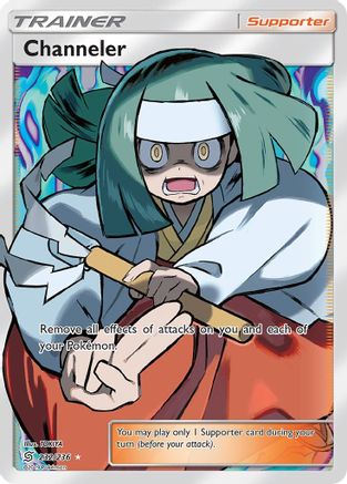 Channeler (Full Art) 232 - Holofoil SM Unified Minds - Ultra Rare