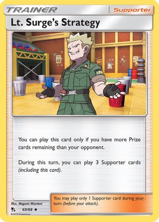Lt. Surge's Strategy 060/68 Hidden Fates - Uncommon