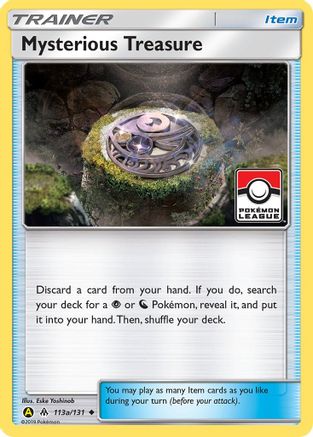 Mysterious Treasure 113a/131 - Reverse Holofoil League & Championship Cards - Promo