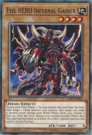 Evil HERO Infernal Gainer (LED5-EN018) - Legendary Duelists: Immortal Destiny 1st Edition