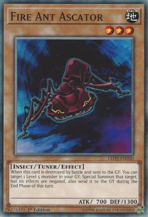 Fire Ant Ascator (LED5-EN030) - Legendary Duelists: Immortal Destiny 1st Edition