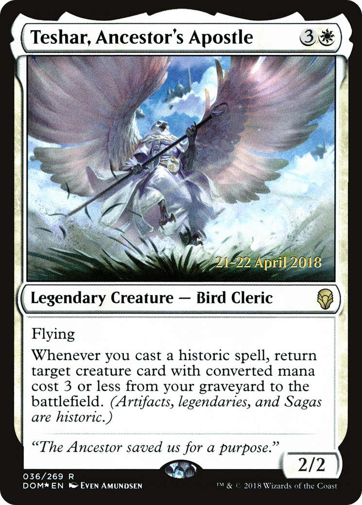 Teshar, Ancestor's Apostle (PRE-036) - Dominaria Promos Foil