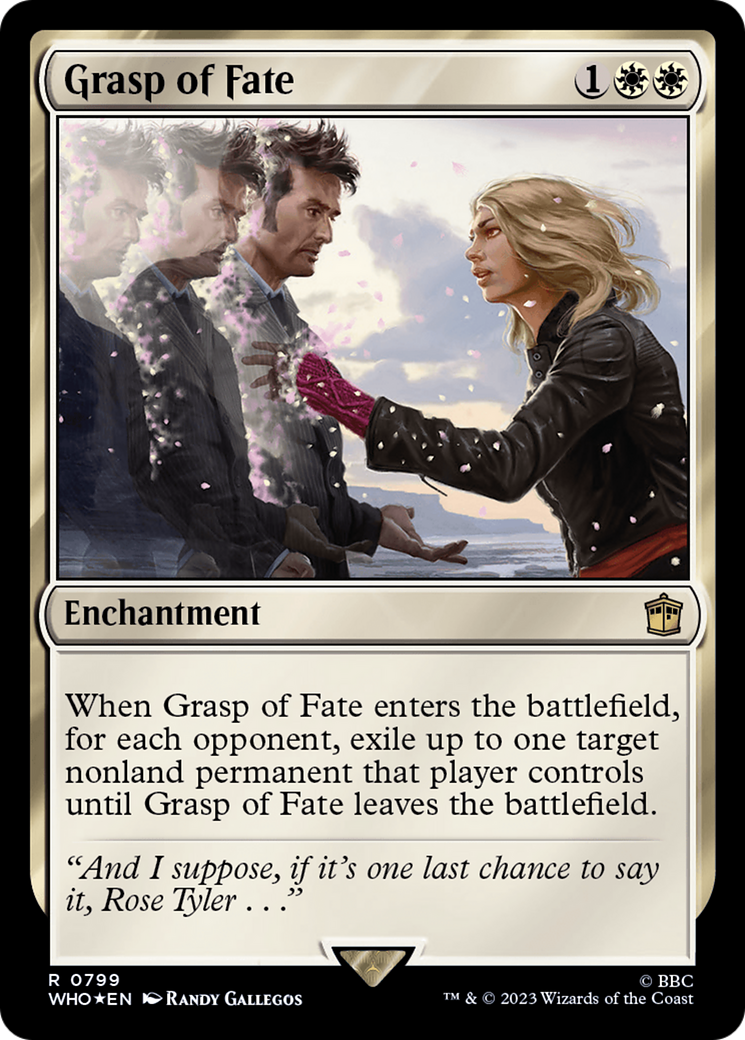 Grasp of Fate (Surge Foil) (WHO-799) - Doctor Who Foil