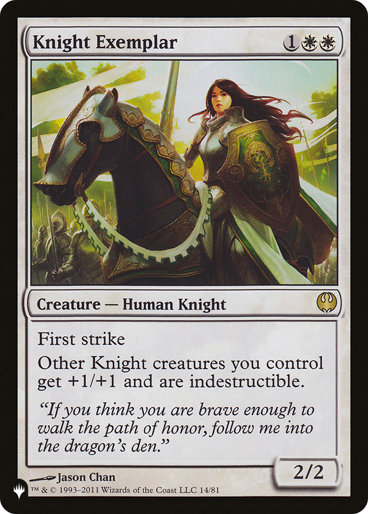 Knight Exemplar (DDG) (LIST-DDG-14) - The List