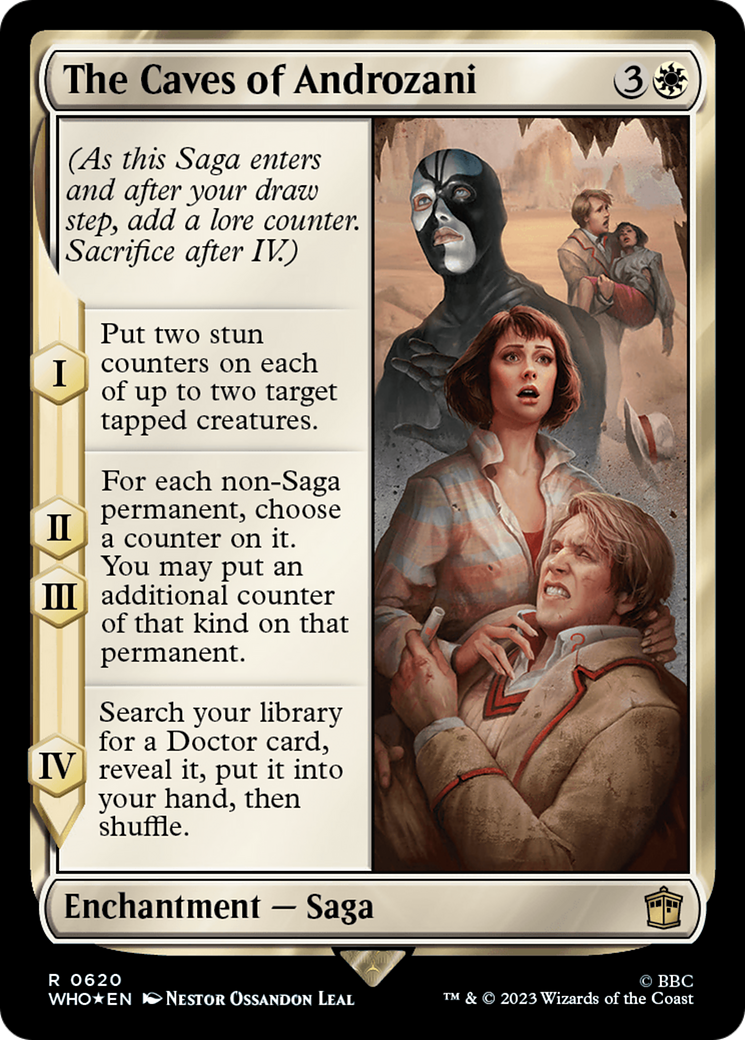 The Caves of Androzani (Surge Foil) (WHO-620) - Doctor Who Foil