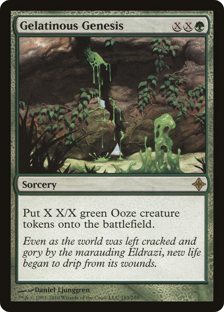 Gelatinous Genesis (ROE-183) - Rise of the Eldrazi Foil