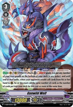 Gunwild Wolf (V-EB09/013EN) - V-EB09: The Raging Tactics