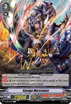 Savage Mercenary (V-EB09/034EN) - V-EB09: The Raging Tactics